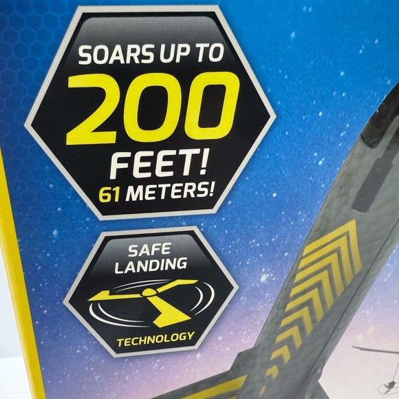 NATIONAL GEOGRAPHIC Stem Power Rocket 20 Launches Per Charge 200Ft 3 Flight Mode - Picture 2 of 8